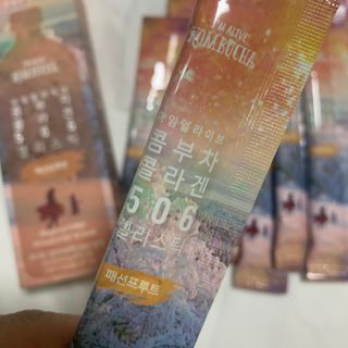 엘리샤코이 아임얼라이브 콤부차 콜라겐 506 스틱젤리 패션프루트 — 4점을 준 리뷰어가 2021년 6월 올린 사용 사진