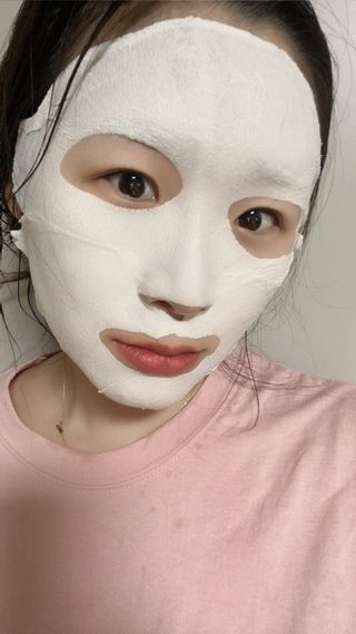 아이디플라코스메틱 페이스핏 플라스터 마스크 _ 리뉴얼 — 5점을 준 리뷰어가 2022년 4월 올린 사용 사진