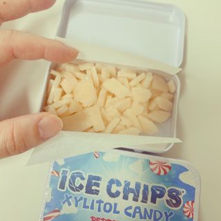 [아이스칩스] 무설탕 비건 자일리톨 캔디 7종 2개기준 — 5점을 준 리뷰어가 2021년 6월 올린 사용 사진
