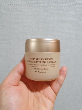 Dr.느루벗 느루벗 링클 솔루션 콘센트레이트 스네일 탄력 달팽이 크림 80g — 4점을 준 리뷰어가 2021년 2월 올린 사용 사진
