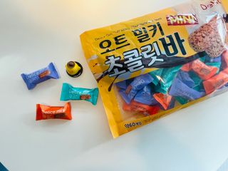 델리스 오트 밀키 초콜릿 바 — 3.5점을 준 리뷰어가 2022년 4월 올린 사용 사진
