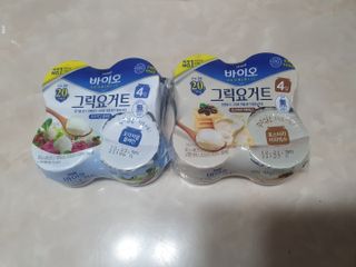매일바이오 그릭요거트 오리지널 플레인 4개, 로스터리 커피믹스 4개 — 2점을 준 리뷰어가 2021년 12월 올린 사용 사진