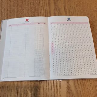 리훈 하밍이와 함께하는 숨은라인찾기 다이어트 플래너 — 5점을 준 리뷰어가 2021년 4월 올린 사용 사진