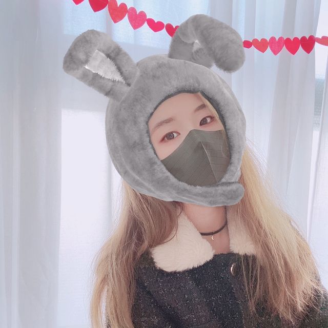 루미카 성인/키즈 마스크와 스트랩_버건디와 카키, 키즈 핑크 리뷰 사진