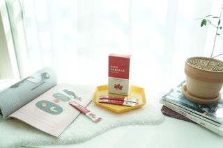 이너미인 석류 콜라겐 스틱 — 5점을 준 리뷰어가 2021년 1월 올린 사용 사진