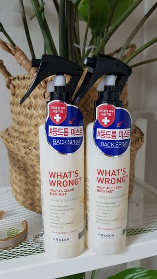 [후르디아] 등드름 잡는 바디 미스트 2개 세트 — 5점을 준 리뷰어가 2021년 6월 올린 사용 사진