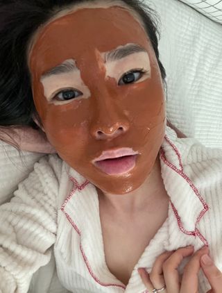 약손명가코스메틱 심결 깨어나는 맑음 팩 — 4.5점을 준 리뷰어가 2021년 2월 올린 사용 사진