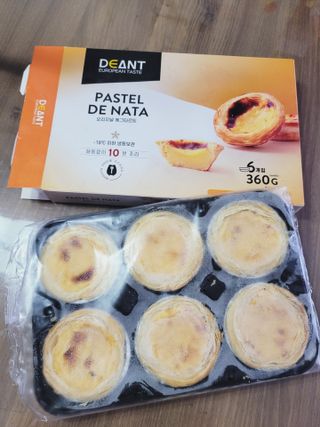 디앙뜨 포르투갈 에그타르트 오리지널 맛+패션후르츠 맛 중 택1 — 5점을 준 리뷰어가 2021년 7월 올린 사용 사진