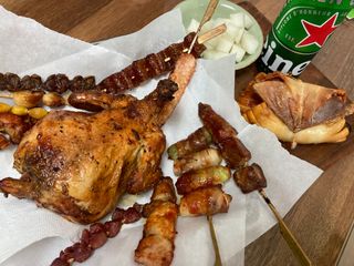 [다물꼬치] 모듬꼬치 10개 +데리야끼소스120g+매운고추소스120g — 2점을 준 리뷰어가 2021년 10월 올린 사용 사진