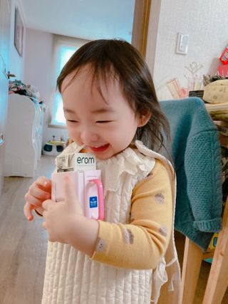 이롬 erom 황성주박사의 국산콩 두유 검은콩 고칼슘 — 5점을 준 리뷰어가 2021년 1월 올린 사용 사진