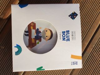 [블루 본 아이노우] 유아용 컬러마스크 40 PCS SET 2중 택 1 — 5점을 준 리뷰어가 2021년 5월 올린 사용 사진