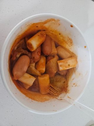 나우  [요리궁리] B타입 ( 매콤, 치즈, 매콤까르보 ) 꽃떡볶이 6개입 세트 — 5점을 준 리뷰어가 2025년 4월 올린 사용 사진