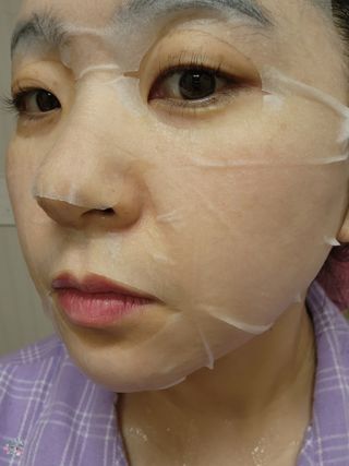 세뚜아(Cettua) 나우[세뚜아] 모이스처 밸런싱 페이셜 마스크 Cettua Moisture Balancing Facial Mask 4매 — 4점을 준 리뷰어가 2023년 12월 올린 사용 사진