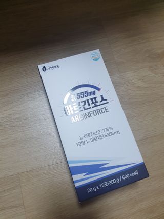 자연에온 아르긴포스 L-아르기닌 5555mg 스틱 15개입 1박스 — 5점을 준 리뷰어가 2022년 1월 올린 사용 사진