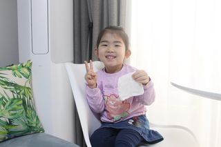 디어엘로디 프리미엄 유기농 베이비 솜티슈 40매 3 + 1 PACK — 5점을 준 리뷰어가 2021년 3월 올린 사용 사진