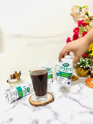셀렉스스포츠 셀렉스 스포츠 웨이 프로틴 초콜릿 _ 330ml x 12팩 — 5점을 준 리뷰어가 2021년 3월 올린 사용 사진