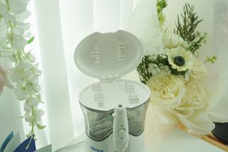 주식회사 클린디 [클린디] 양치 후 남은 이물질, 물치실로 완벽 제거 🦷 구강세정기 세트 [맞춤 칫솔 + 치약 포함] — 5점을 준 리뷰어가 2021년 12월 올린 사용 사진