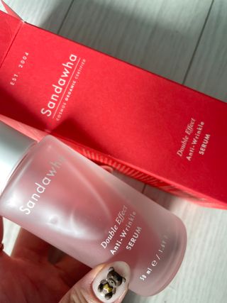 산다화 더블 이펙트 안티 링클 세럼 50ml — 4점을 준 리뷰어가 2023년 2월 올린 사용 사진