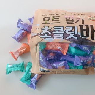 델리스 오트 밀키 초콜릿 바 — 5점을 준 리뷰어가 2023년 1월 올린 사용 사진