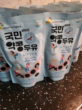 국민바이오 약콩두유 — 3.5점을 준 리뷰어가 2022년 6월 올린 사용 사진