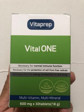 뉴트리션팩토리 비타프렙 바이탈원 종합비타민 멀티비타민 600mg — 5점을 준 리뷰어가 2021년 9월 올린 사용 사진