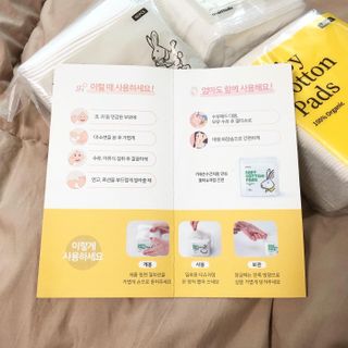 디어엘로디 프리미엄 유기농 베이비 솜티슈 40매 3 + 1 PACK — 5점을 준 리뷰어가 2021년 2월 올린 사용 사진