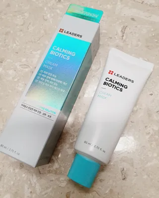 리더스코스메틱 리더스 카밍 바이오틱스 크림 마스크 — 5점을 준 리뷰어가 2021년 10월 올린 사용 사진