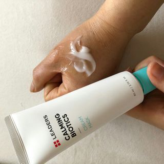 리더스코스메틱 리더스 카밍 바이오틱스 크림 마스크 — 5점을 준 리뷰어가 2021년 3월 올린 사용 사진