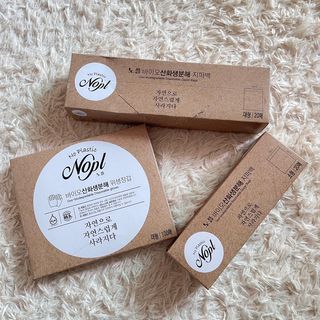노플(NOPL) 노플 친환경 바이오 산화 생분해  항균 일회용 위생 비닐장갑 100매 + 지퍼백 소형, 대형 — 5점을 준 리뷰어가 2021년 10월 올린 사용 사진