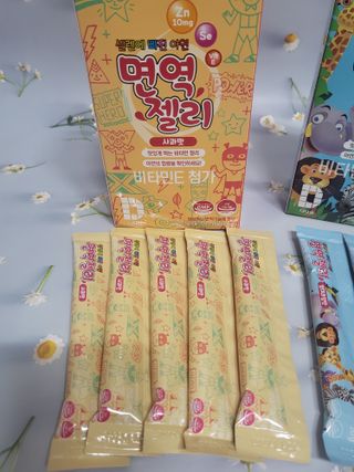 다나음 셀렌에 빠진 아연면역젤리 열대과일맛+사과맛 — 5점을 준 리뷰어가 2023년 8월 올린 사용 사진