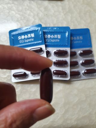 뉴트리션팩토리 비타프렙 오큐슈프림 루테인 오메가3 1050mg — 4점을 준 리뷰어가 2021년 10월 올린 사용 사진