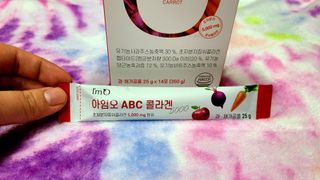 아임오 ABC 콜라겐 젤리 14포 — 5점을 준 리뷰어가 2022년 3월 올린 사용 사진