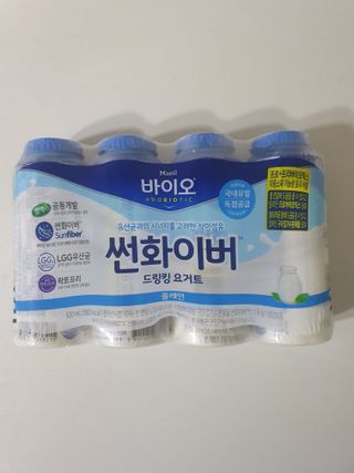 LIVE 매일바이오 썬화이버 드링킹 요거트 — 5점을 준 리뷰어가 2022년 8월 올린 사용 사진