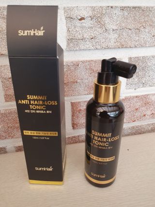 썸헤어 / SUMHAIR 썸헤어 써밋 안티 헤어로스 토닉 — 5점을 준 리뷰어가 2021년 6월 올린 사용 사진