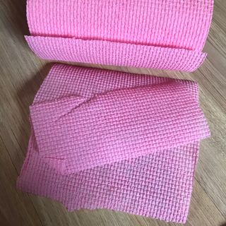 위케어 일회용 향균 수세미 50매 2롤 세트 총 100매 Pink — 4.5점을 준 리뷰어가 2021년 2월 올린 사용 사진