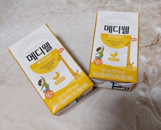 메디웰 페디아드링크 미니 바나나맛 — 5점을 준 리뷰어가 2022년 8월 올린 사용 사진