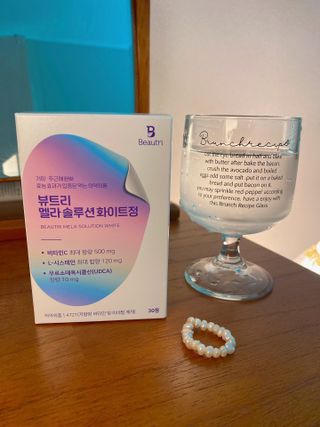 MF[뷰트리]  멜라 솔루션 화이트정 (의약외품) — 5점을 준 리뷰어가 2024년 7월 올린 사용 사진