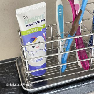 닥터데디스 안심불소 튼튼치약(청포도, 민트 중 택 1) 60g + 여행용 미니 치약 15g — 5점을 준 리뷰어가 2022년 9월 올린 사용 사진