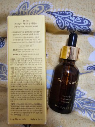 스킨큐어 산다화 비타민c 화이트닝 에센스 30ml — 5점을 준 리뷰어가 2023년 12월 올린 사용 사진