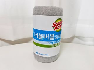 [3M] 스카치브라이트 버블버블 일회용 롤 수세미 — 5점을 준 리뷰어가 2024년 11월 올린 사용 사진