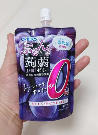 ORIHIRO 오리히로 곤약젤리 제로칼로리 130g 4종 4팩(맛별로 1팩씩) — 5점을 준 리뷰어가 2023년 1월 올린 사용 사진