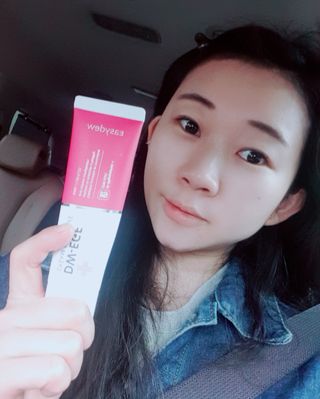 이지듀 DW-EGF 크림 다이브좀_콜라겐이 쏙쏙, 탄력피부로 다이빙 — 5점을 준 리뷰어가 2021년 2월 올린 사용 사진