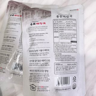 요리반상회 용문해장국 2팩 + 뚝배기 1개 — 5점을 준 리뷰어가 2021년 3월 올린 사용 사진