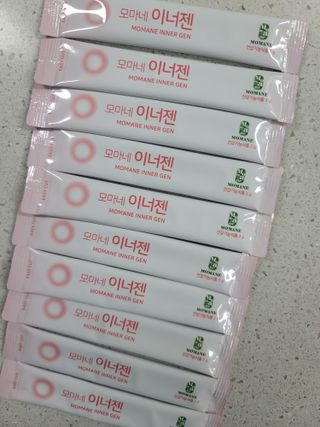 [모마네] 이너뷰티 히알루론산 비오틴 코큐텐 저분자피쉬콜라겐 - 3 g 30포 ★석류맛 — 5점을 준 리뷰어가 2021년 12월 올린 사용 사진