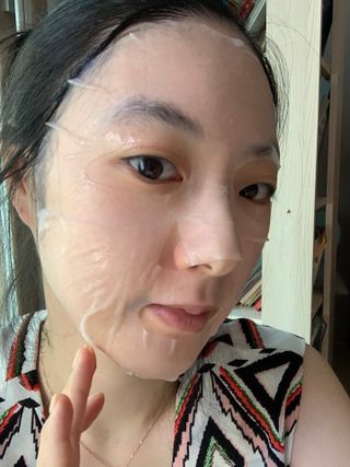 에이스노 레스큐 부스트 하이드레이션 시트마스크 — 5점을 준 리뷰어가 2021년 9월 올린 사용 사진