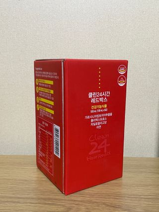 클린24시간 레드박스 1BOX(5포) + 전용보틀(500ml) — 5점을 준 리뷰어가 2024년 1월 올린 사용 사진
