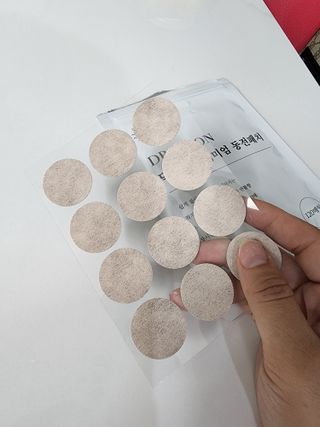 [닥터문] 프리미엄 동전패치 멘톨향 120매 — 3점을 준 리뷰어가 2022년 7월 올린 사용 사진