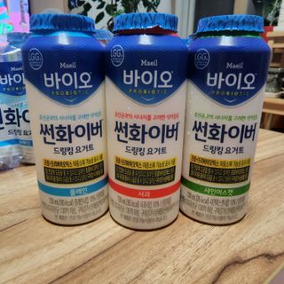LIVE 매일바이오 썬화이버 드링킹 요거트 — 5점을 준 리뷰어가 2022년 8월 올린 사용 사진