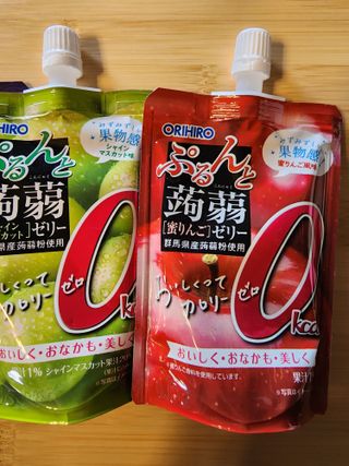 ORIHIRO 오리히로 곤약젤리 제로칼로리 130g 4종 4팩(맛별로 1팩씩) — 5점을 준 리뷰어가 2023년 1월 올린 사용 사진