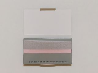 [갸스비] 메이크업은 그대로, 피지만 쏙 - BB킵 오일컨트롤 파우더 페이퍼 — 4점을 준 리뷰어가 2021년 7월 올린 사용 사진